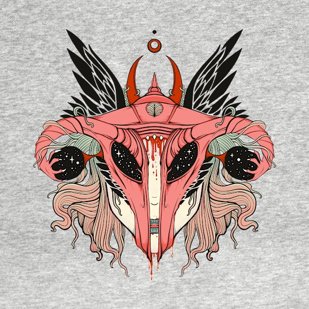 Shield Maiden Uterus & Ovary Helmet by cellsdividing